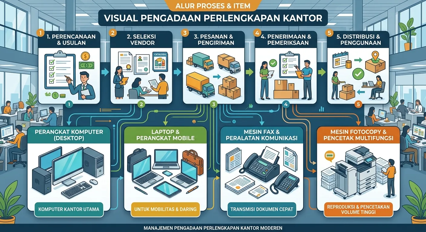Pengadaan Peralatan dan Furnitur Kantor